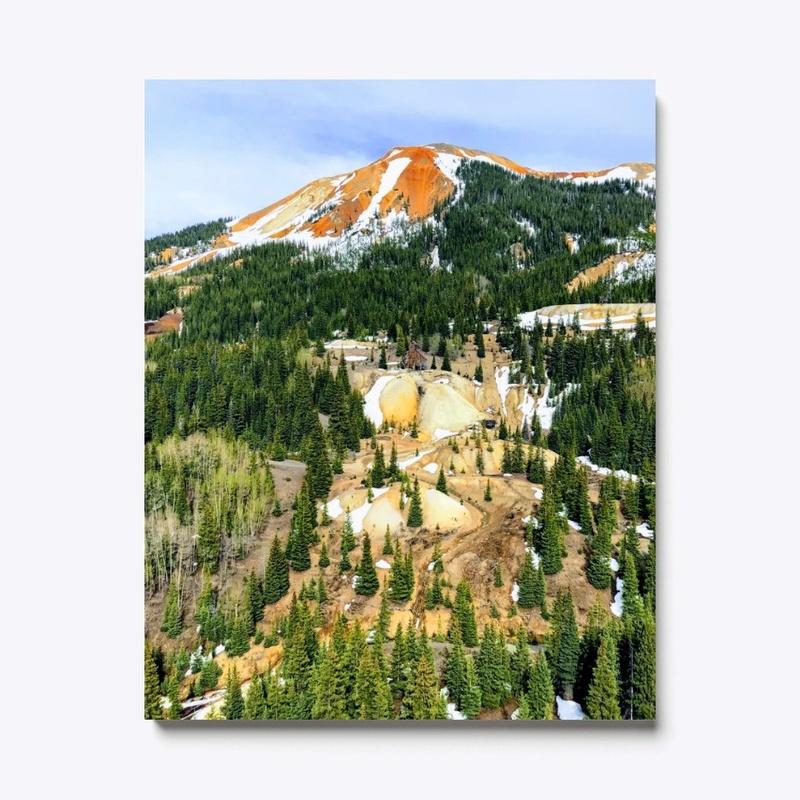 Red Mountain Colorado Wall Canvas