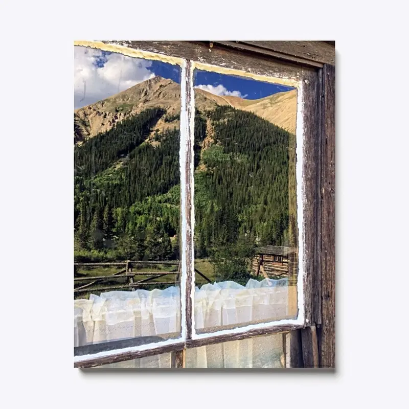 Colorado Mountain Reflection On Canvas